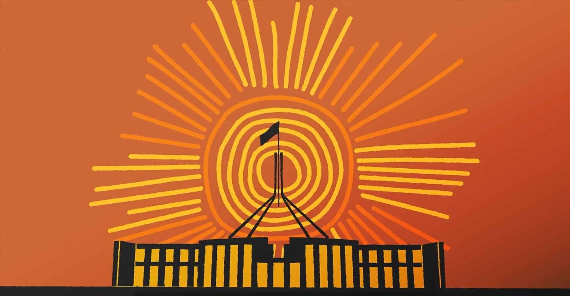 Illustration of Australian Parliament by 1 Minute Media.