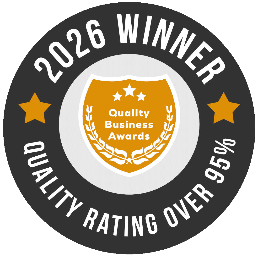 1 Minute Media Quality Business Awards 2026 winner badge, ranked #1 among Sydney videographer businesses